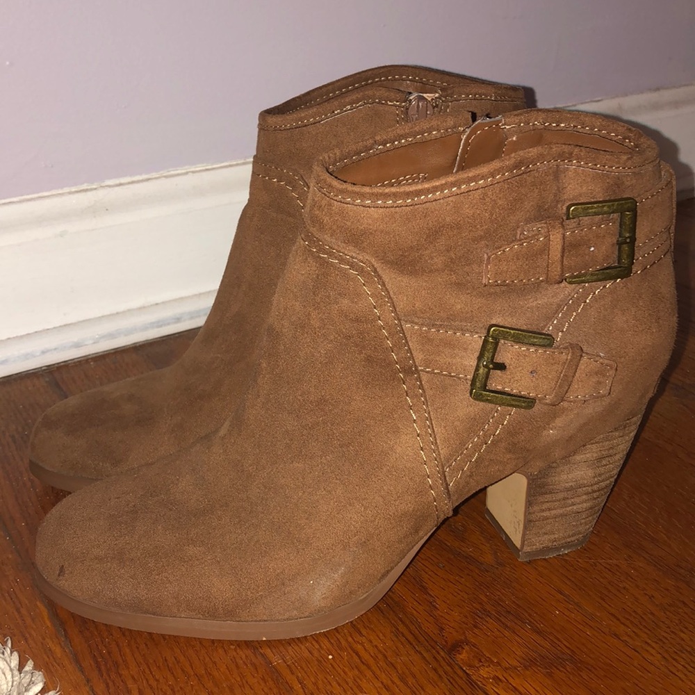 Suede Brown Vintage Boots